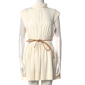 NWT Zimmermann roll collar black mini dress. Size 6.